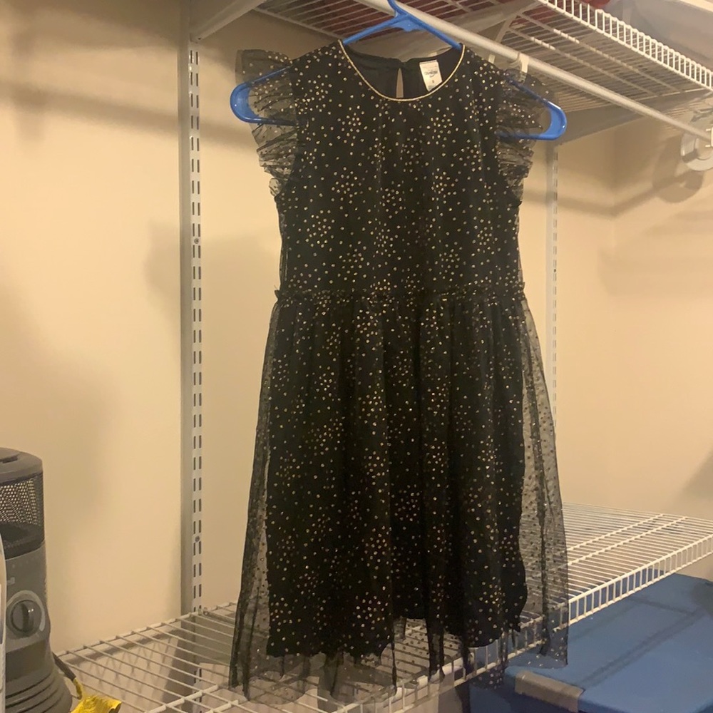 Black and gold Oshkosh dress